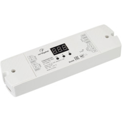 Конвертер SMART-K38-DMX (12-24V, SPI, 2.4G) (Arlight, IP20 Пластик, 5 лет) 028411