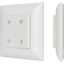 Панель SMART-P46-DIM-P-SUF (3V, 1 зона, Knob, 2.4G) (Arlight, Пластик) 028300