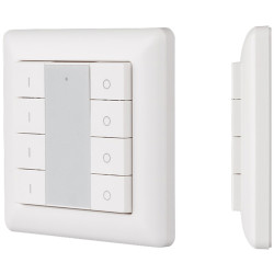 Панель Knob SR-2853K8-RF-UP White (3V, DIM, 4 зоны) (Arlight, IP20 Пластик, 3 года) 021460