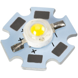Мощный светодиод ARPL-Star-3W-BCX45 White (Arlight, STAR type) 020663