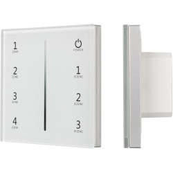 Панель Sens SMART-P29-DIM White (230V, 4 зоны, 2.4G) (Arlight, IP20 Пластик, 5 лет) 027103