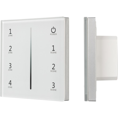 Панель Sens SMART-P29-DIM White (230V, 4 зоны, 2.4G) (Arlight, IP20 Пластик, 5 лет) 027103