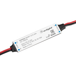 Диммер SMART-D15-DIM (12-24V, 1x3A, 2.4G) (Arlight, IP20 Пластик, 5 лет) 028436