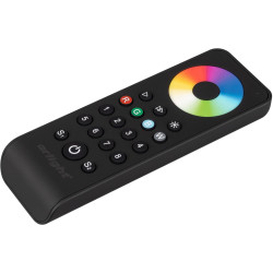 Пульт SMART-R43-RGBW Black (8 зон, 2.4G) (Arlight, IP20 Пластик, 5 лет) 031953