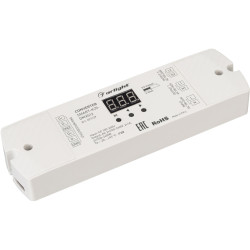 Конвертер SMART-K25-DMX512 (230V, 2x1A, TRIAC) (Arlight, Пластик) 027129