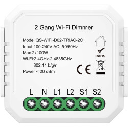 WIFI диммируемое реле 2 канала ST Luce Around ST9000.500.02CDIM