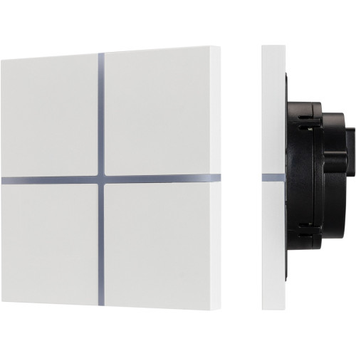 INTELLIGENT Сенсорная панель KNX-304-13-IN White (BUS, Frameless) (IARL, IP20 Металл, 2 года) 038310