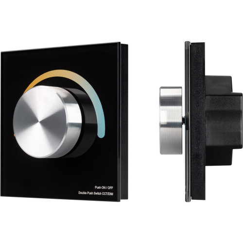 Панель SMART-P20-MIX-G-IN Black (12-24V, 4x3A, Rotary, 2.4G) (Arlight, IP20 Пластик, 5 лет) 033762