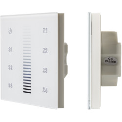 INTELLIGENT Сенсорная панель DALI-901-11-ADDR-3SC-DIM-DT6-IN White (BUS) (IARL, IP20 Пластик, 3 года) 037190