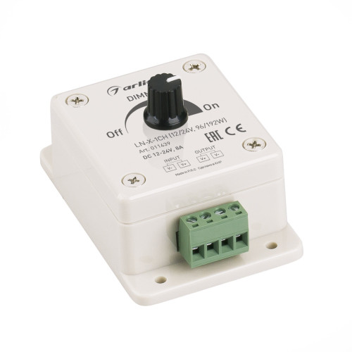 Диммер LN-X-1CH (12/24V, 96/192W) (Arlight, IP20 Пластик, 1 год) 011439