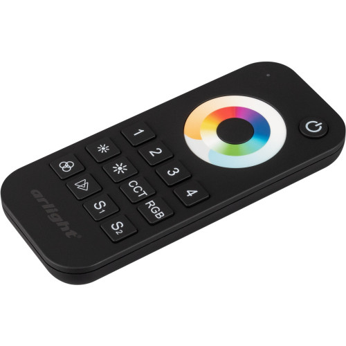 Пульт SMART-R22-MULTI Black (4 зоны, 2.4G) (Arlight, IP20 Пластик, 5 лет) 023473