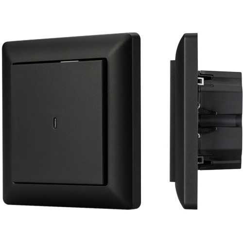 Панель Knob SR-KN0120-IN Graphite (KNX, DIM) (Arlight, IP20 Пластик, 2 года) 023847