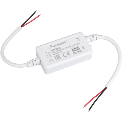Диммер ARL-SIRIUS-TUYA-DIM-SUF Slim (12-24V, 1x6A, 2.4G) (Arlight, IP20 Пластик, 3 года) 032346