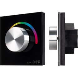 Панель SMART-P5-RGB-G-IN Black (3V, Rotary, 2.4G) (Arlight, IP20 Пластик, 5 лет) 033757
