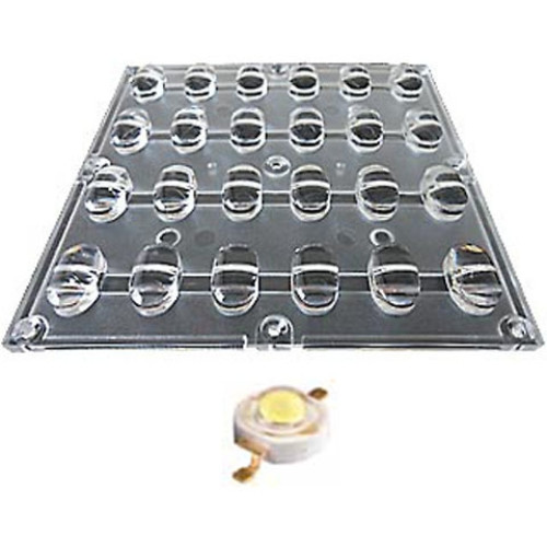 Блок линз 24BST-E (120x40°, 24x LED) (Turlens) 012519