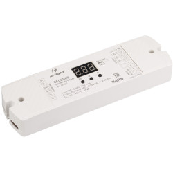 Декодер SMART-K19-DMX (12-48V, 4x350mA) (Arlight, IP20 Пластик, 5 лет) 023827