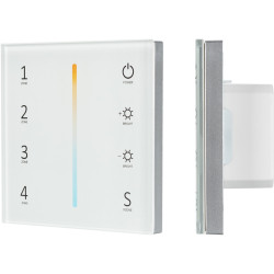 Панель Sens SMART-P38-MIX White (230V, 4 зоны, 2.4G) (Arlight, IP20 Пластик, 5 лет) 027118