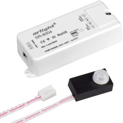 Датчик SR-8004 black (220V, 500W, PIR-Sensor) (Arlight) 020864