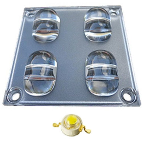 Блок линз STB 4 (130x60°, 4 LED) (Turlens) 013487