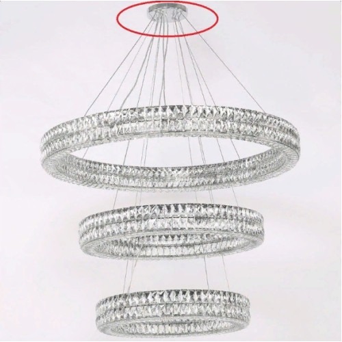 Потолочная чаша для 10120/15 nickel
