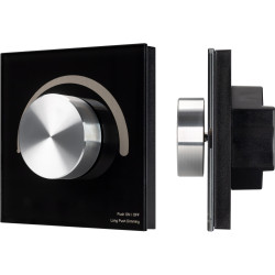 Панель Rotary SMART-P28-DIM Black (12-24V, 2.4G) (Arlight, IP20 Пластик, 5 лет) 027102