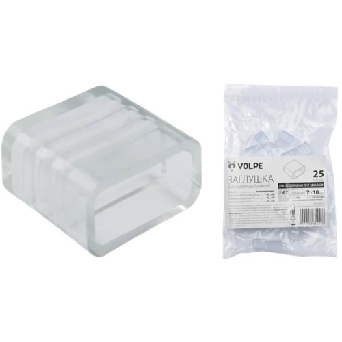 Заглушка UCW-Q220 K10 Clear 025 Polybag
