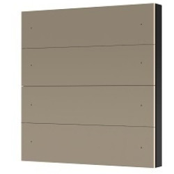 INTELLIGENT Кнопочная панель SMART-DMX512-801-22-8G-8SC-DIM-IN Gold (230V, 2.4G) (IARL, IP20 Пластик, 5 лет) 039317