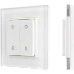 Панель SMART-P47-DIM-G-SUF (3V, 1 зона, Knob, 2.4G) (Arlight, Стекло) 032983