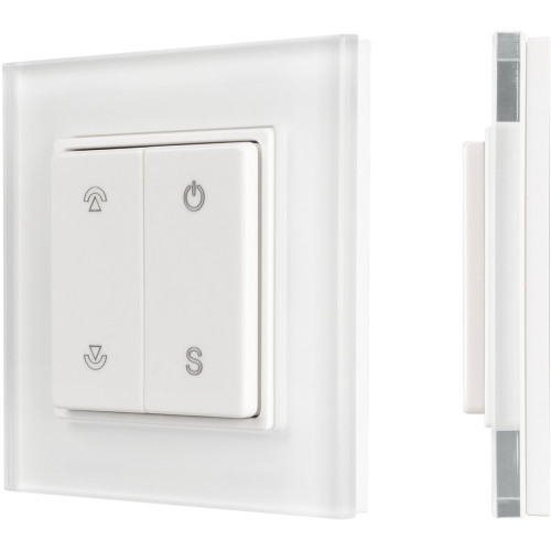 Панель SMART-P47-DIM-G-SUF (3V, 1 зона, Knob, 2.4G) (Arlight, Стекло) 032983
