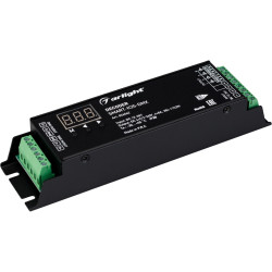 Декодер SMART-K25-DMX (12-36V, 4x8A) (Arlight, IP20 Металл, 5 лет) 026562