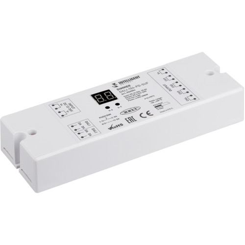 INTELLIGENT Диммер DALI-104-PD-SUF (12-36V, 4х8А) (IARL, IP20 Пластик, 3 года) 026504