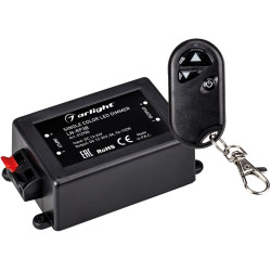 Диммер LN-RF3B (12/24V, 96/192W, ПДУ-брелок 3кн) (Arlight, IP20 Пластик, 1 год) 012985