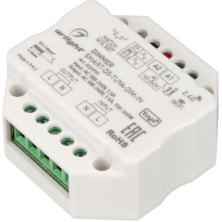 Диммер SMART-D5-TUYA-DIM-IN (230V, 1.5A, TRIAC, WiFi, 2.4G) (Arlight, IP20 Пластик, 5 лет) 032991