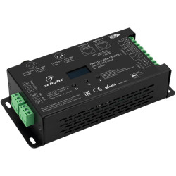 Декодер SMART-K55-DMX (12-24V, 5x6A, XLR3) (Arlight, Металл) 028449