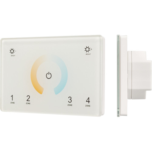 Панель Sens SMART-P81-MIX White (230V, 4 зоны, 2.4G) (Arlight, IP20 Пластик, 5 лет) 028400