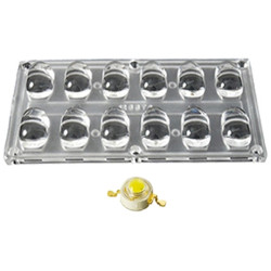 Блок линз 12BST-E (130x65°, 12x LED) (Turlens) 016078