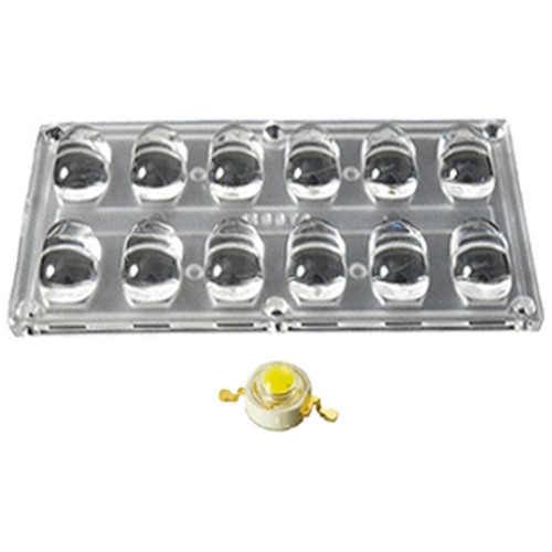 Блок линз 12BST-E (130x65°, 12x LED) (Turlens) 016078