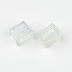 Изолирующий зажим заглушка для светодиодных лент UCW-N02 CLEAR 025 POLYBAG