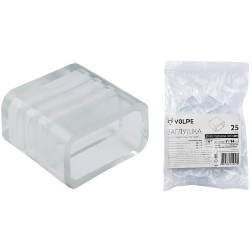 Заглушка UCW-Q220 K12 Clear 025 Polybag