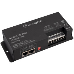 Декодер ARL-7022-DMX (12-24V, 3x8A, DMX512, XLR3) (Arlight, IP20 Металл, 3 года) 027144