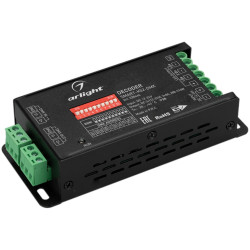 Декодер SMART-K52-DMX (12-24V, 3x8A) (Arlight, IP20 Металл, 5 лет) 028446