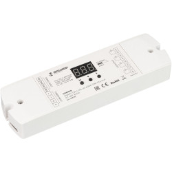 INTELLIGENT Диммер SMART-DALI-104-62-ADDR-DIM-DT6-SUF (12-48V, 4x5A) (IARL, IP20 Пластик, 5 лет) 038157