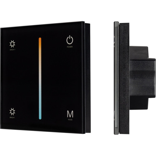 Панель SMART-P21-MIX-G-IN Black (12-24V, 4x3A, Sens, 2.4G) (Arlight, IP20 Пластик, 5 лет) 033765
