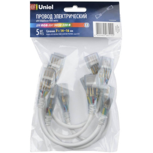Коннектор UCX-SK4/B67-RGB Clear 005 Polybag