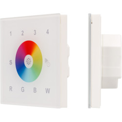 Панель Sens SR-2820AC-RF-IN White (220V,RGBW,4зоны (Arlight, IP20 Пластик, 3 года) 017857