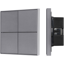 INTELLIGENT Кнопочная панель KNX-304-23-IN Grey (BUS, Frame) (IARL, IP20 Металл, 2 года) 038402
