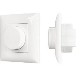 Панель SMART-P14-DIM-P-IN White (230V, 1.5A, 0/1-10V, Rotary, 2.4G) (Arlight, IP20 Пластик, 5 лет) 033010