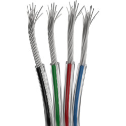 Шлейф питания ARL-22AWG-CLEAR-4Wire-CU (Arlight) 034964