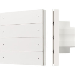 INTELLIGENT Кнопочная панель SMART-DMX512-801-22-8G-8SC-DIM-IN White (230V, 2.4G) (IARL, IP20 Пластик, 5 лет) 037334