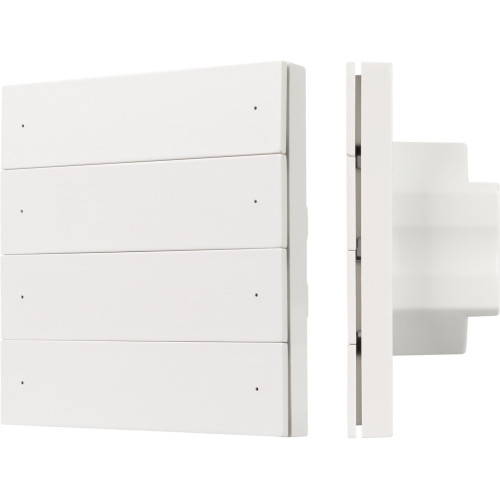 INTELLIGENT Кнопочная панель SMART-DMX512-801-22-8G-8SC-DIM-IN White (230V, 2.4G) (IARL, IP20 Пластик, 5 лет) 037334